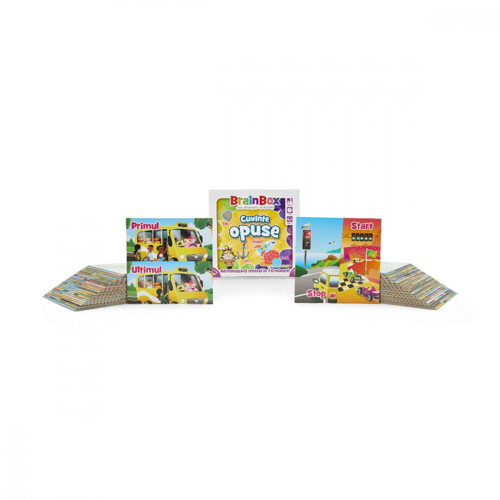 Joc educativ BrainBox Cuvinte opuse varsta 4-5 ani ,5-7 ani ,7-9 ani ,9-12 ani ,12-14 ani ,14-18 ani ,18+, Unisex [2]