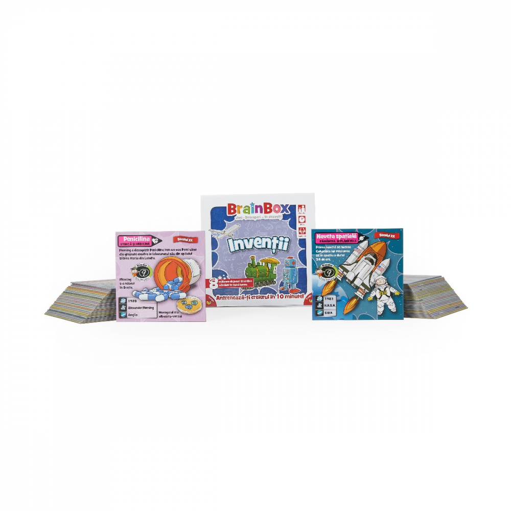 Joc educativ BrainBox Inventii varsta 8-9 ani ,9-12 ani ,12-14 ani ,14-18 ani ,18+, Unisex [2]