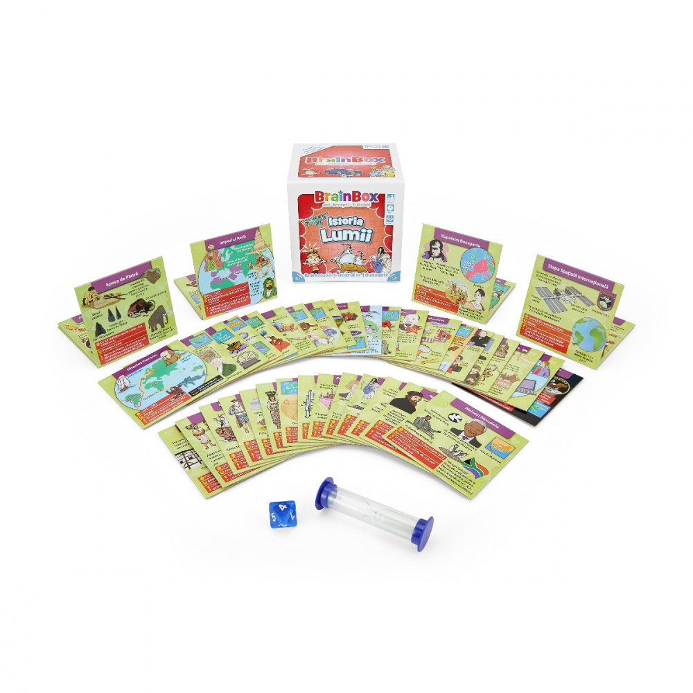 Joc educativ BrainBox Istoria lumii varsta 8-9 ani ,9-12 ani ,12-14 ani ,14-18 ani ,18+, Unisex [3]