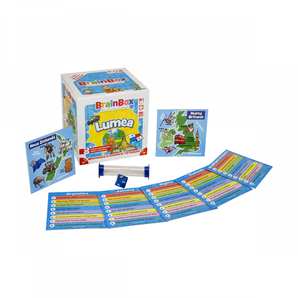 Joc educativ BrainBox Lumea varsta 8-9 ani ,9-12 ani ,12-14 ani ,14-18 ani ,18+, Unisex [2]