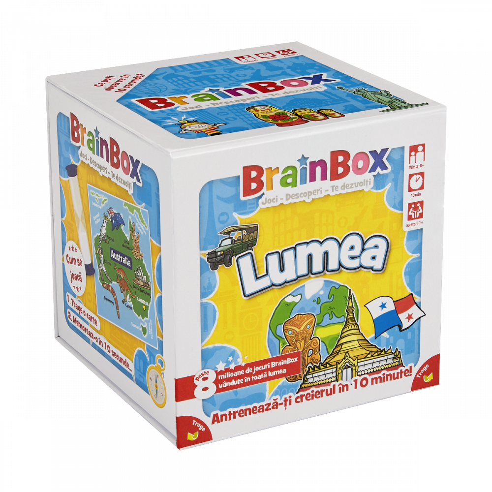Joc educativ BrainBox Lumea varsta 8-9 ani ,9-12 ani ,12-14 ani ,14-18 ani ,18+, Unisex [1]