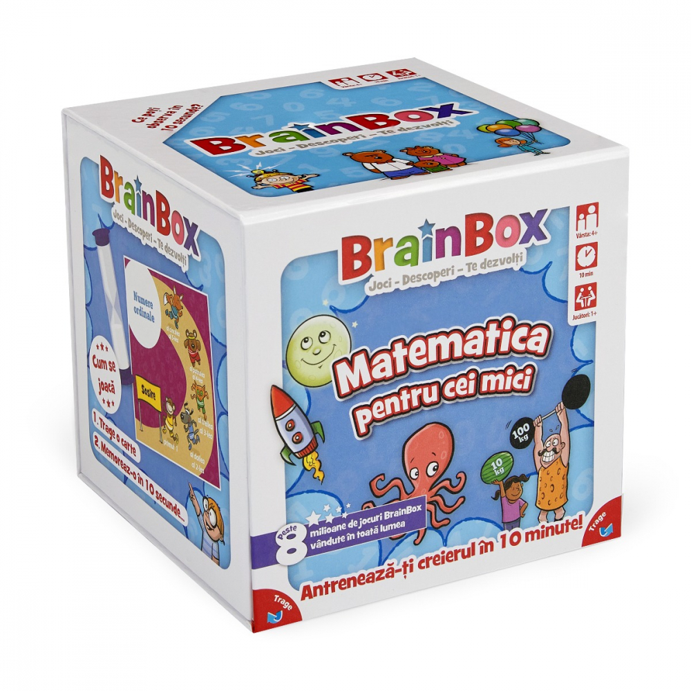 Joc educativ BrainBox Matematica pentru cei mici varsta 5-7 ani ,7-9 ani ,9-12 ani ,12-14 ani ,14-18 ani ,18+, Unisex [1]