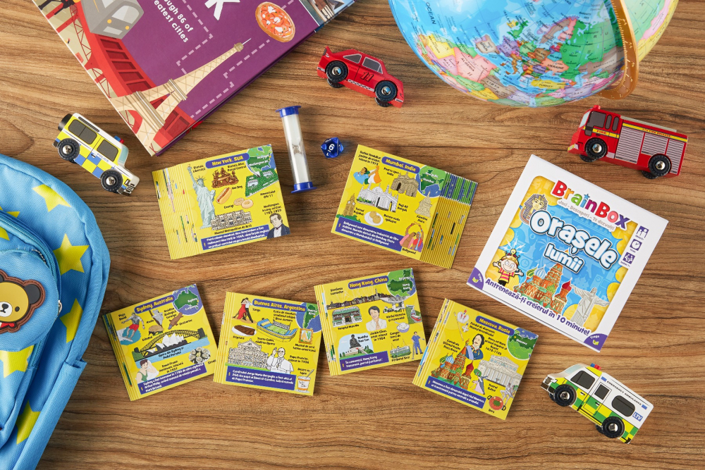 Joc educativ BrainBox Orasele lumii varsta 8-9 ani ,9-12 ani ,12-14 ani ,14-18 ani ,18+, Unisex [5]
