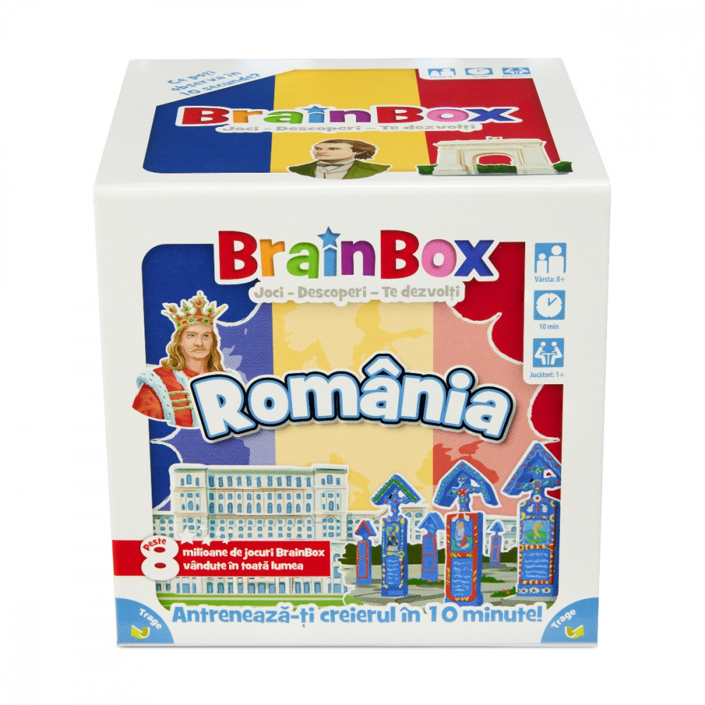 Joc educativ BrainBox Romania varsta 7-9 ani ,9-12 ani ,12-14 ani ,14-18 ani ,18+, Unisex [6]