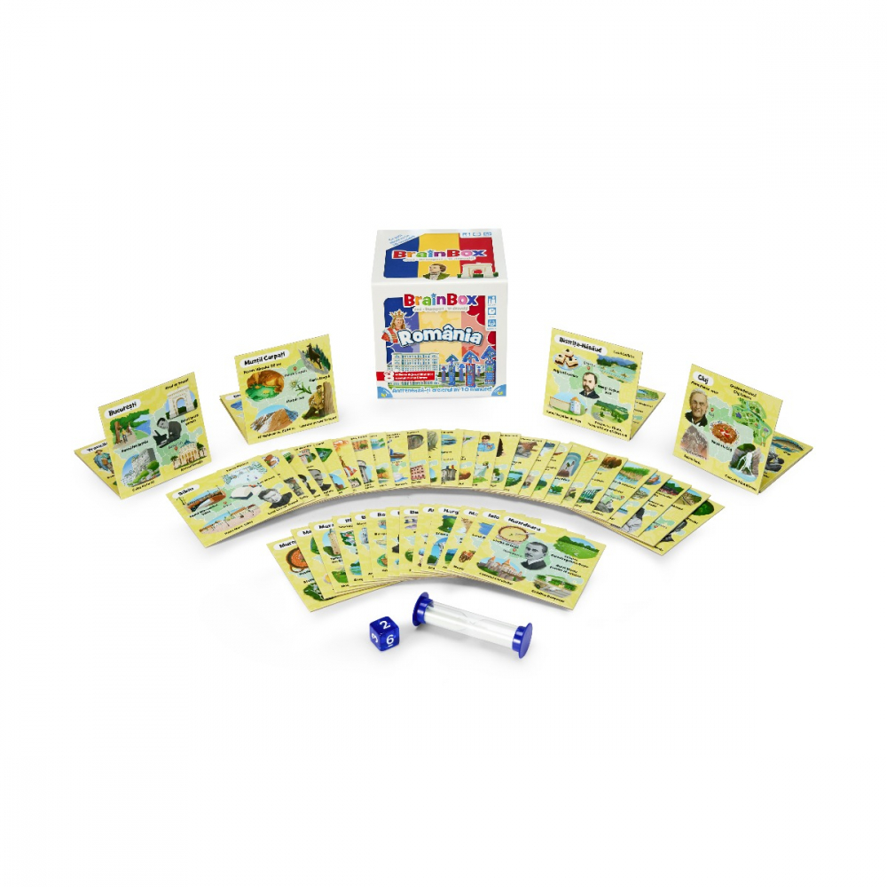 Joc educativ BrainBox Romania varsta 7-9 ani ,9-12 ani ,12-14 ani ,14-18 ani ,18+, Unisex [2]