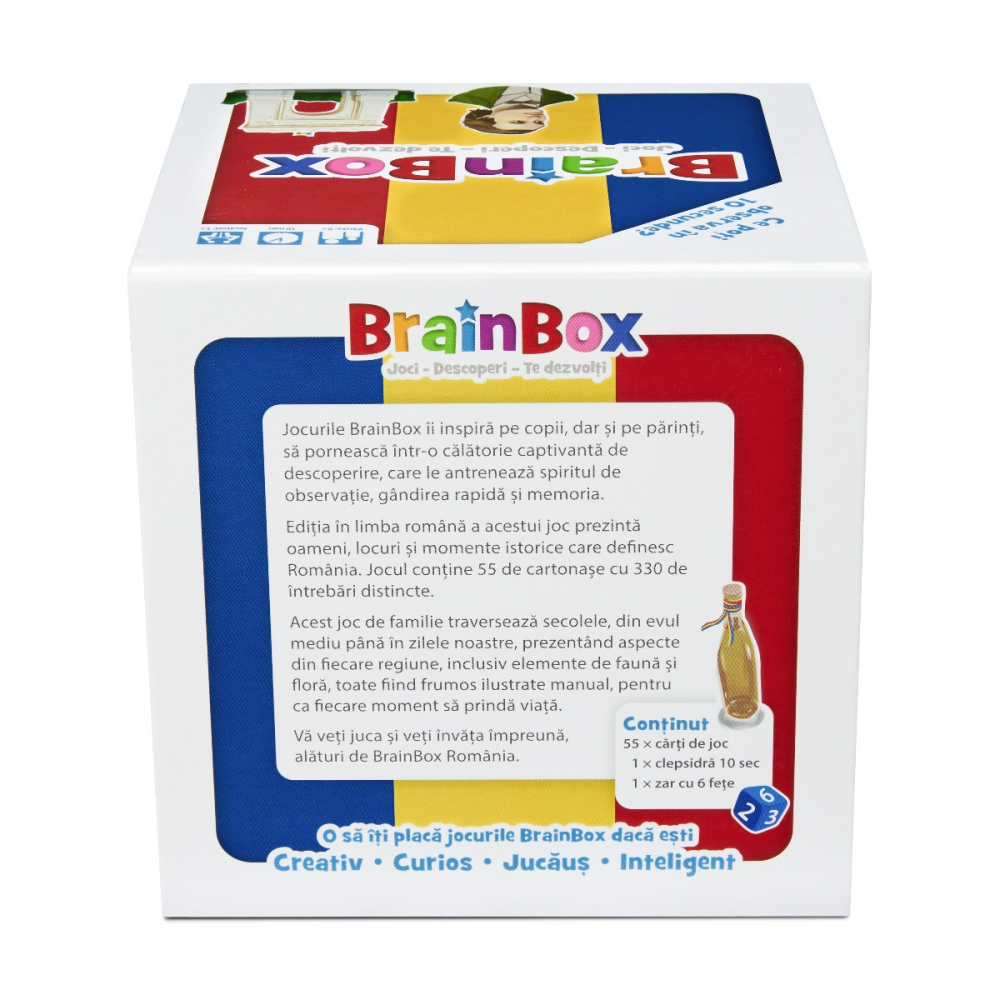 Joc educativ BrainBox Romania varsta 7-9 ani ,9-12 ani ,12-14 ani ,14-18 ani ,18+, Unisex [7]