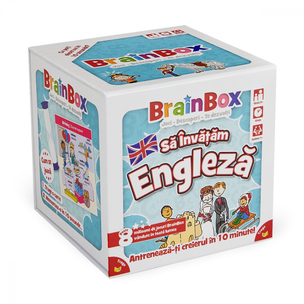 Joc educativ BrainBox Sa invatam engleza varsta 8-9 ani ,9-12 ani ,12-14 ani ,14-18 ani ,18+, Unisex [1]