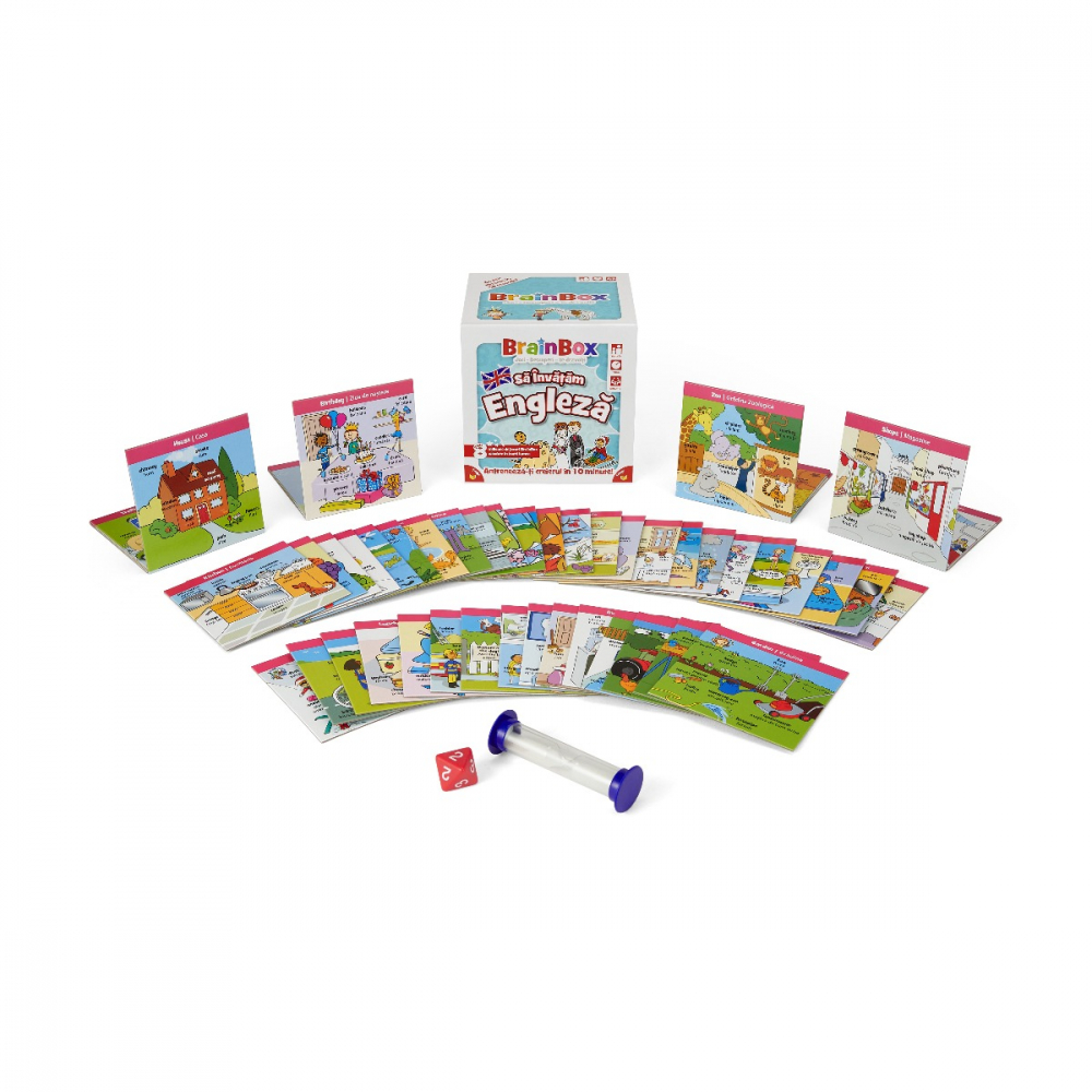 Joc educativ BrainBox Sa invatam engleza varsta 8-9 ani ,9-12 ani ,12-14 ani ,14-18 ani ,18+, Unisex [4]