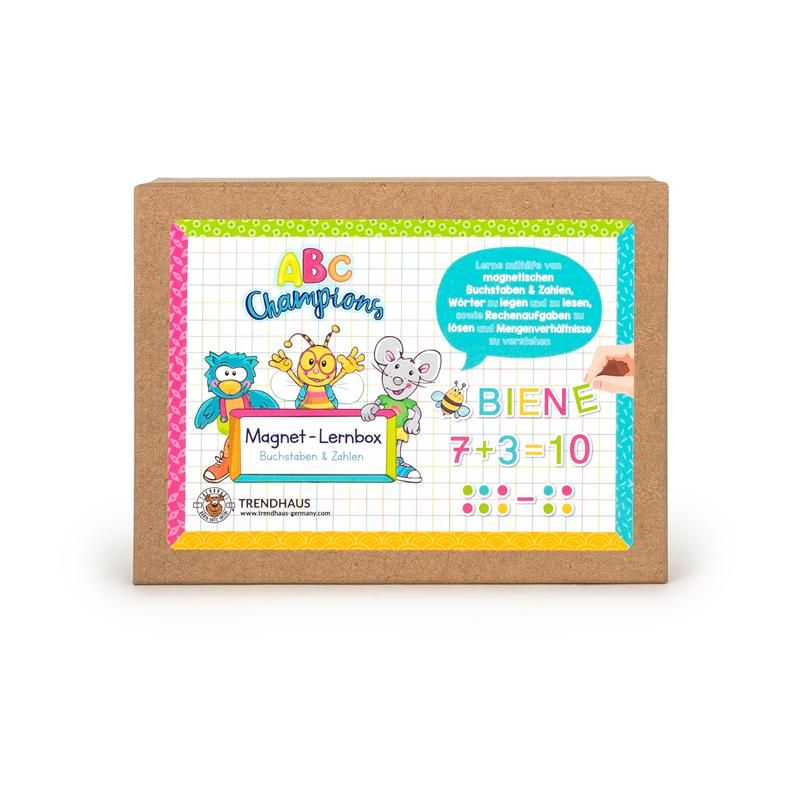 Joc educativ - cifre, litere, animalute - Trendhaus, magnetic, CH28900 [2]