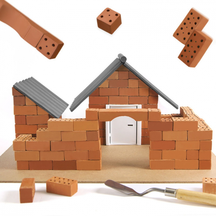 Joc constructie mini caramizi, 220 piese reutilizabile, joc STEAM⭐ Micostore.ro [4]