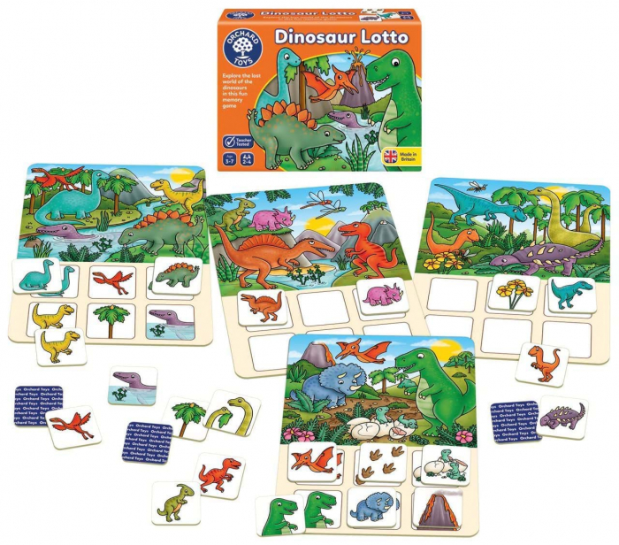 Joc educativ Dinozaur DINOSAUR LOTTO [2]