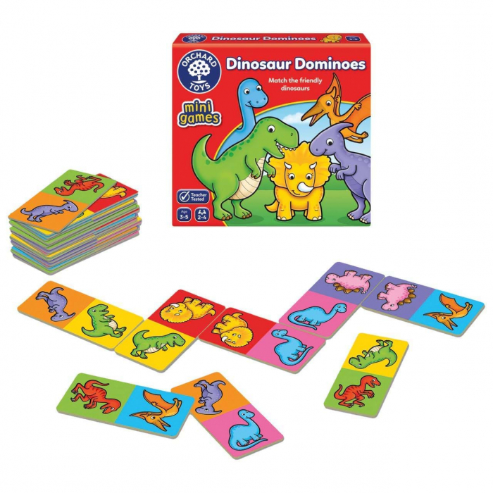 Joc educativ Domino Dinozauri DINOSAUR DOMINOES [2]