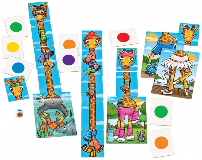 Joc educativ Girafe cu Fular GIRAFFES IN SCARVES [4]