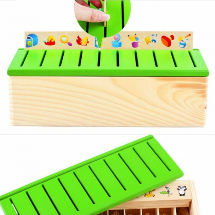 Sortator avansat cu imagini, jucarie lemn Montessori. [5]