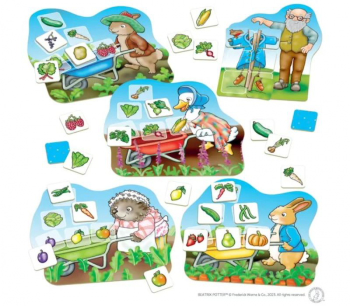 Joc educativ Loto Gradina Cu Legume Peter Rabbit [2]