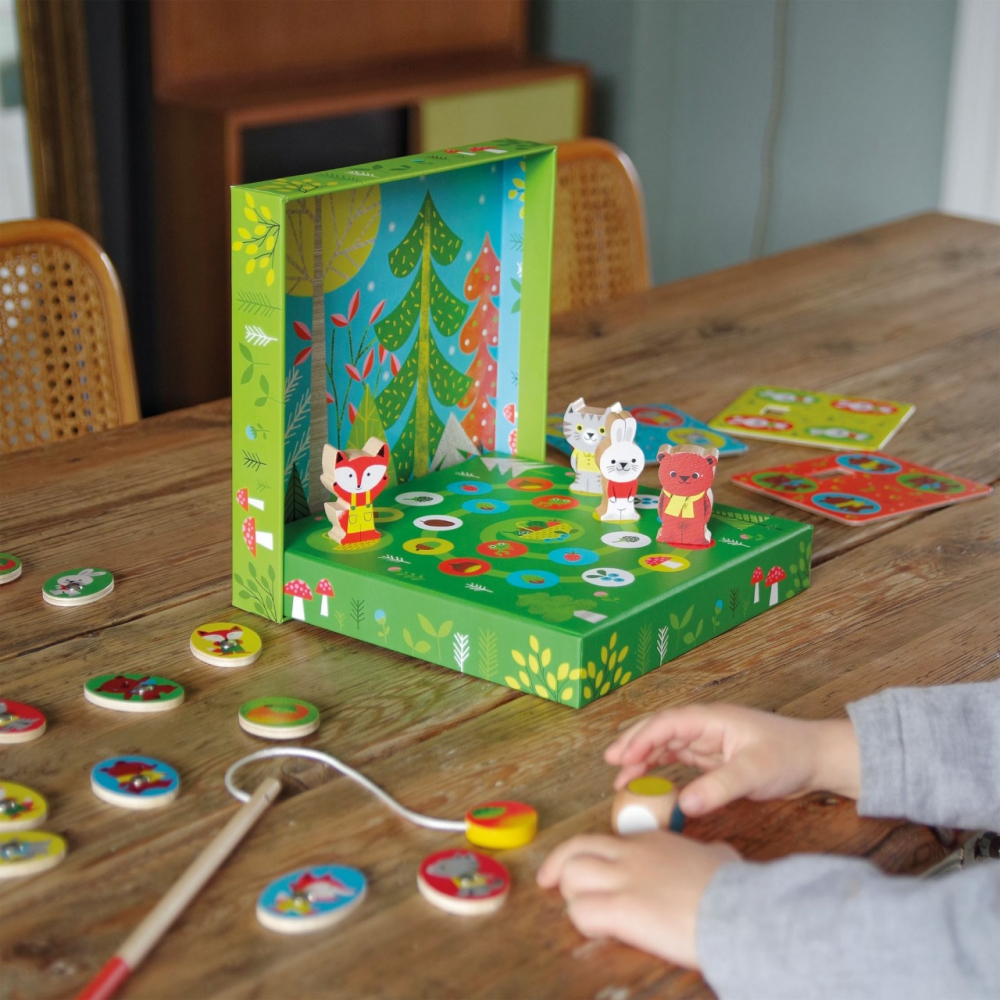 Joc educativ LudoWood 4 jocuri, Djeco, varsta 1 - 3 ani, Baiat, Fata [5]