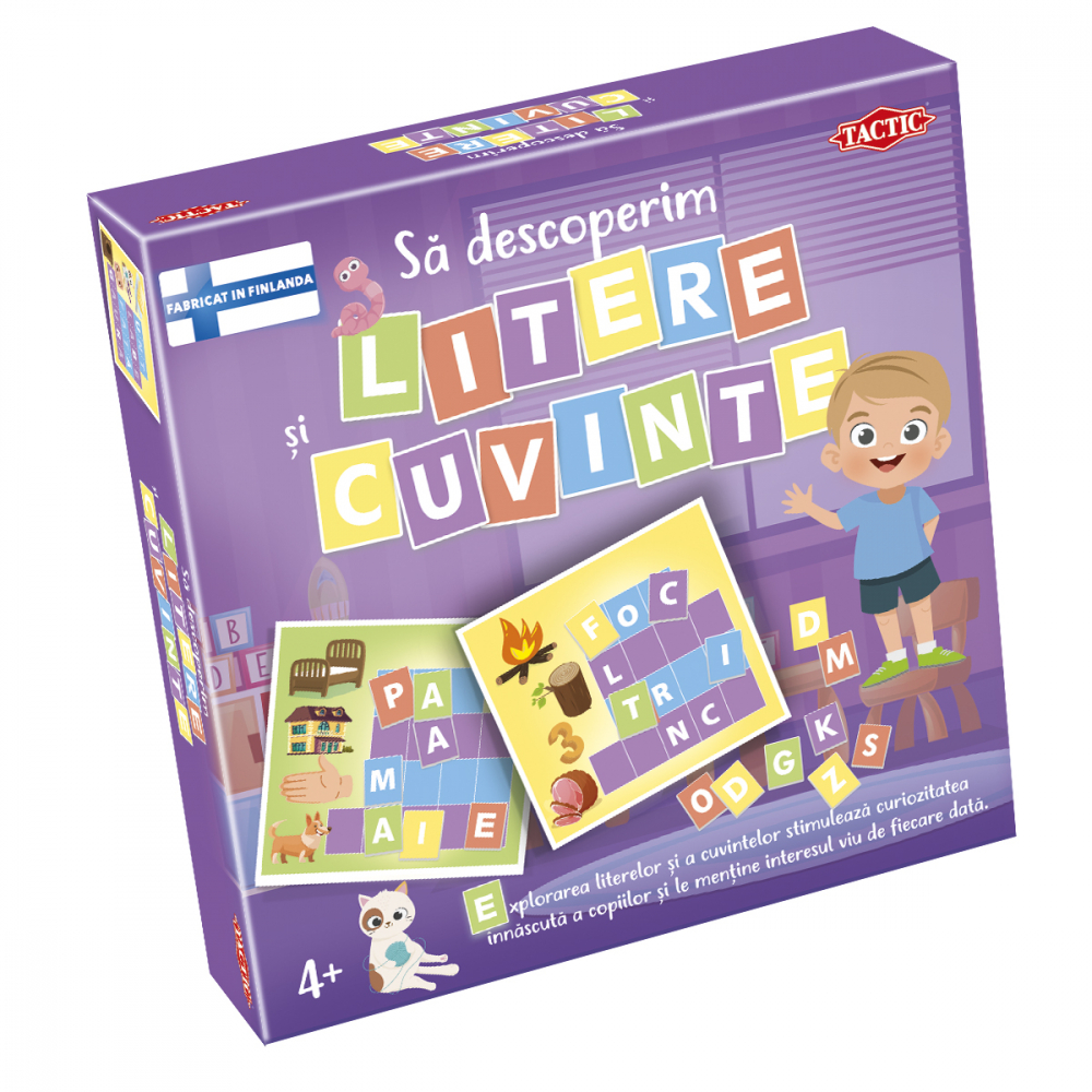 Joc educativ Sa descoperim Litere si cuvinte varsta 3-5 ani ,5-7 ani, Unisex [1]