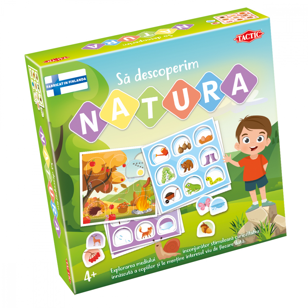 Joc educativ Sa descoperim Natura varsta 3-5 ani ,5-7 ani, Unisex [1]