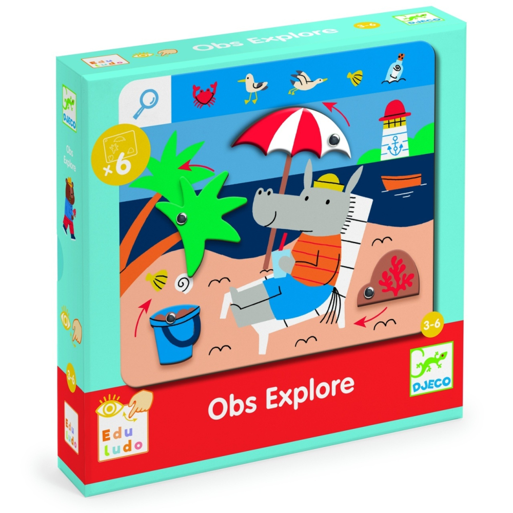 Joc Eduludo Obs Explore, Djeco pentru Baiat, Fata varsta 45722 [1]