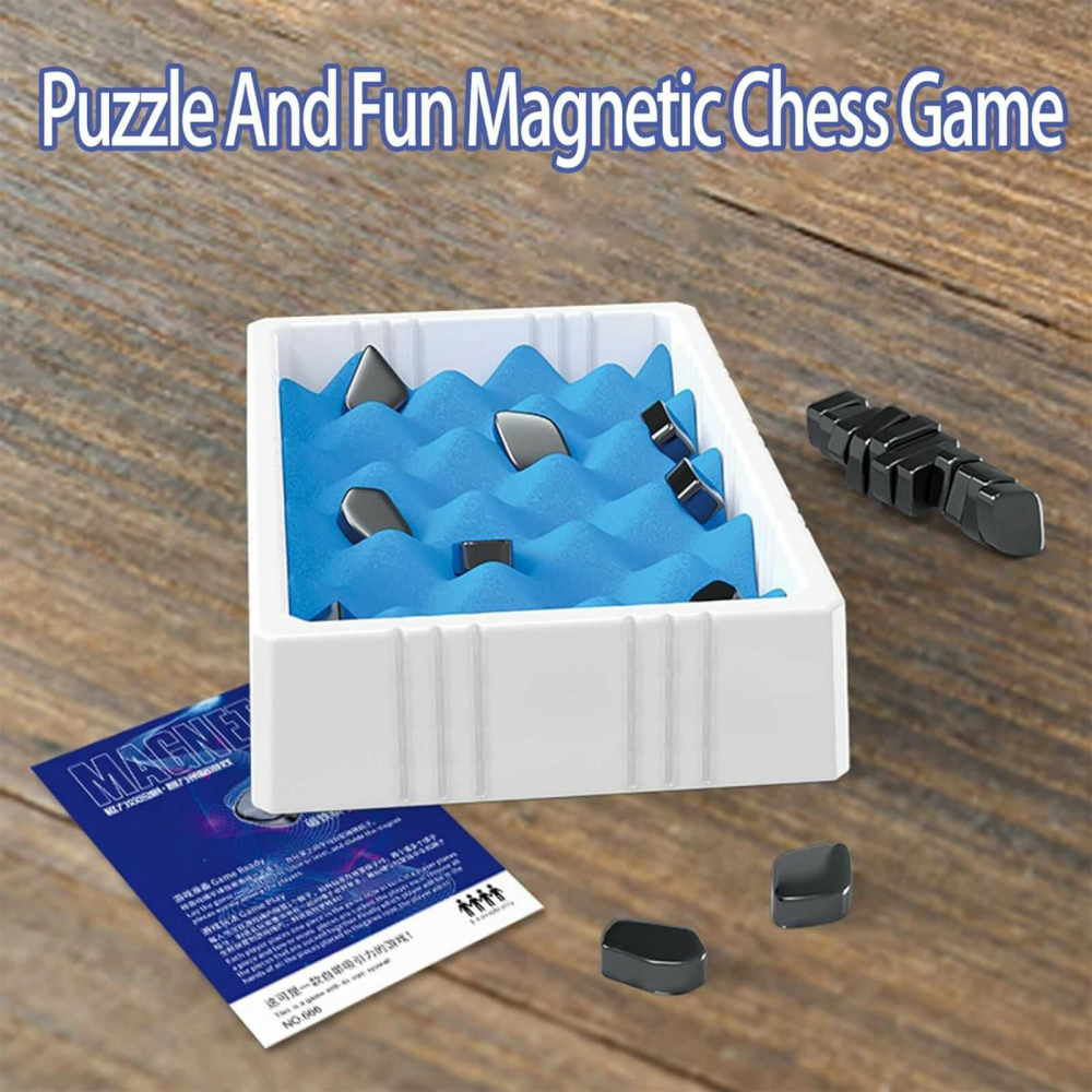 Joc Magnetism Tip Sah – Joc Inteligent cu Magneti – Strategie si Dexteritate [9]