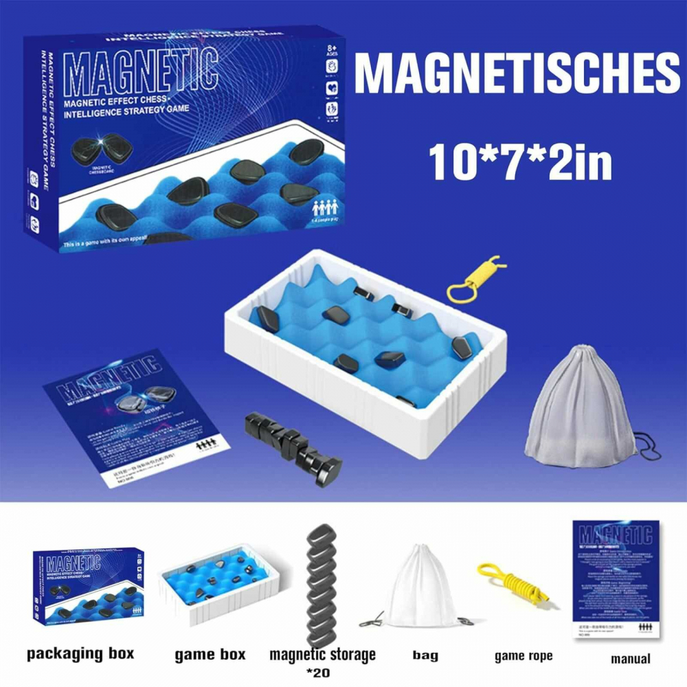 Joc Magnetism Tip Sah – Joc Inteligent cu Magneti – Strategie si Dexteritate [6]