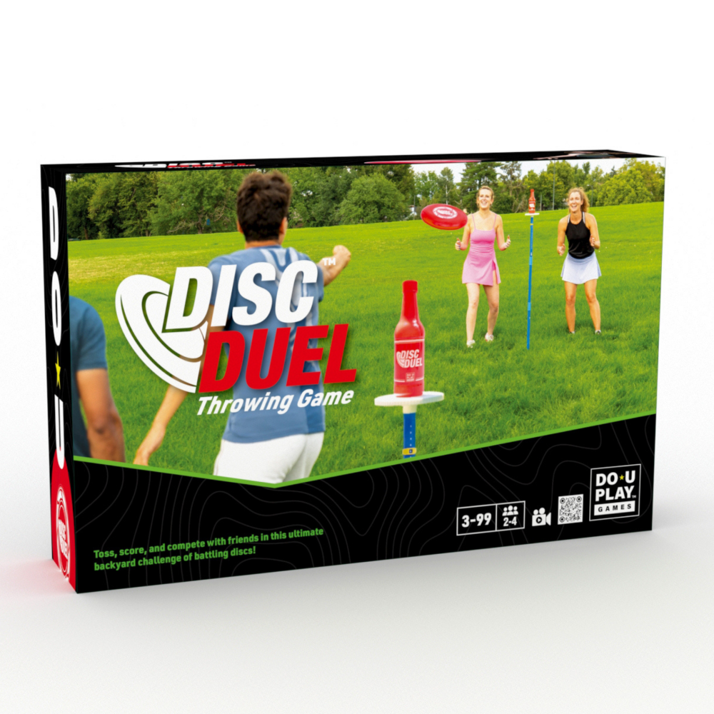 Joc exterior cu disc si tinta - Disc Duel Throwing, copii varsta 3 ani+,6 ani+ [1]