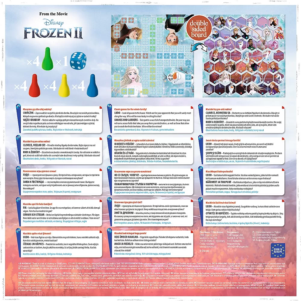 Joc frozen 2in1 Ludo si Serpisori Scari, varsta de la 3 ani la 12 ani [3]