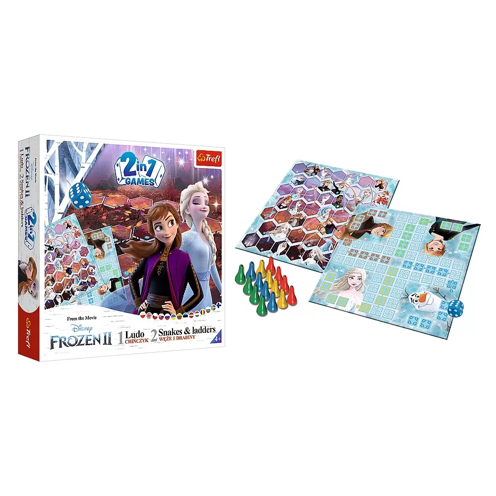 Joc frozen 2in1 Ludo si Serpisori Scari, varsta de la 3 ani la 12 ani [4]