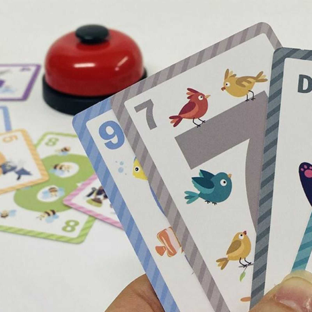 Joc de memorie copii, Gaseste Perechea, 54 carti cu clopotel [13]