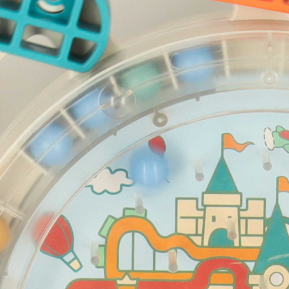 Joc interactiv 2 in 1, carusel cu volan pentru prinderea bilelor, Roata Norocului [8]