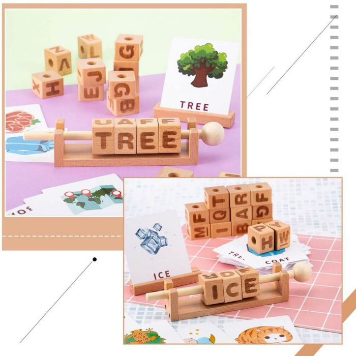 Joc Puzzle Litere ⭐ Invata Alfabet si Primele Cuvinte. [5]