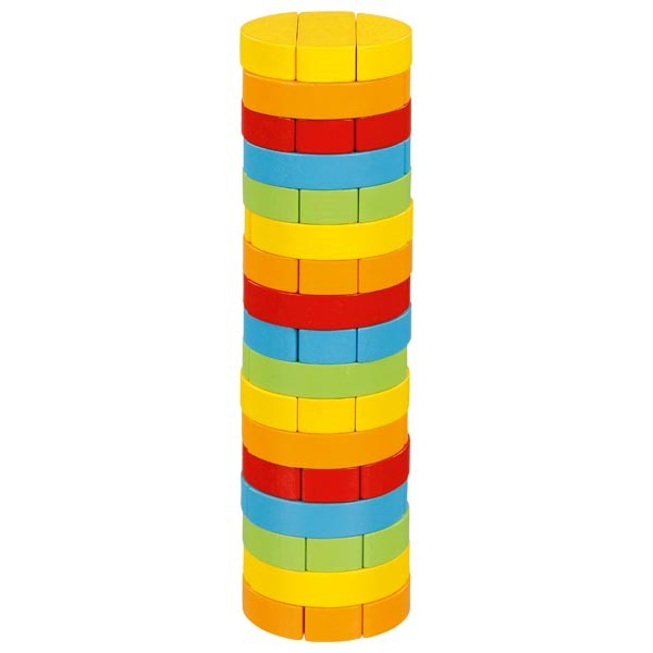 Joc Jenga cu piese din lemn Turnul Rotund [1]