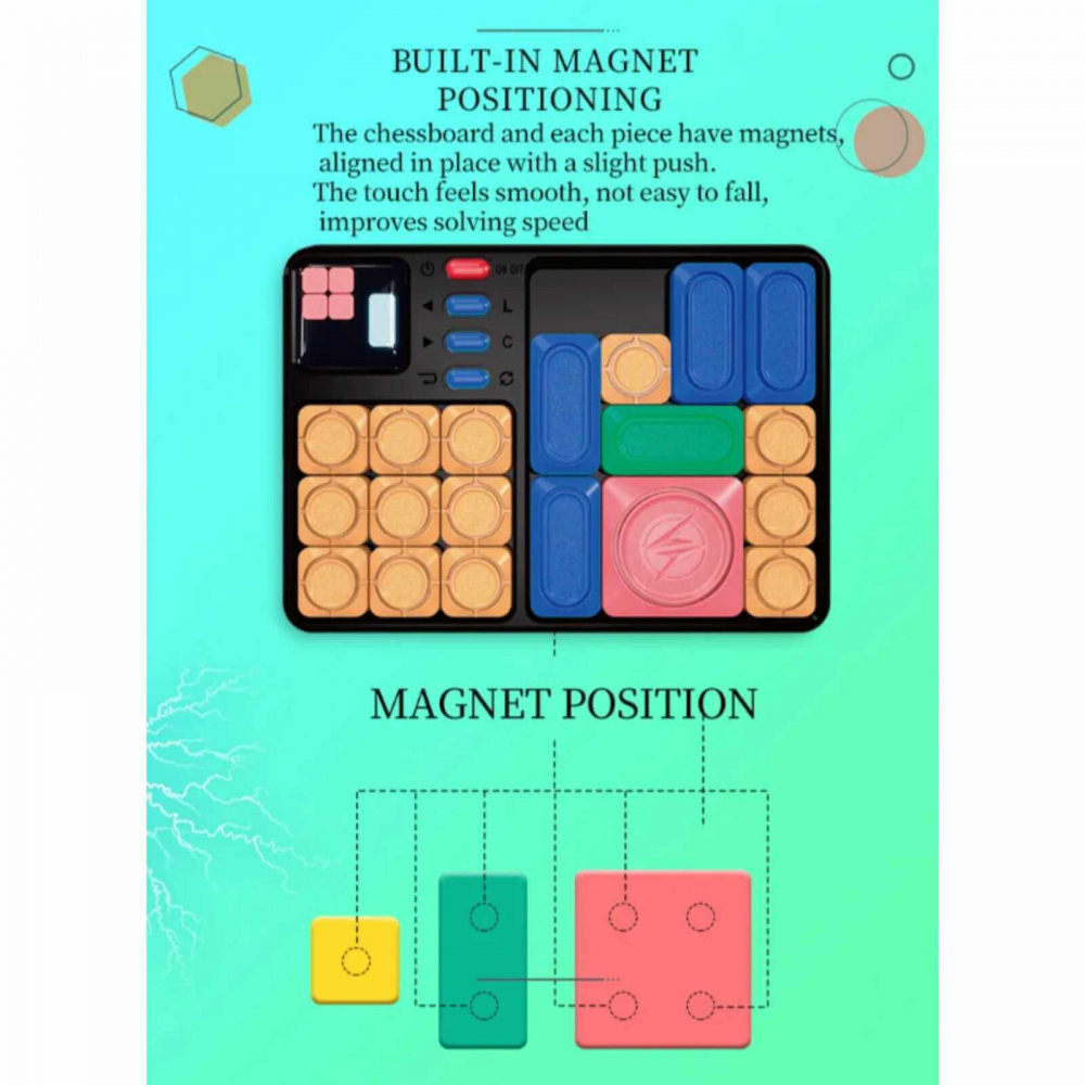 Puzzle joc de gandire logica, magnetic, electronic [9]