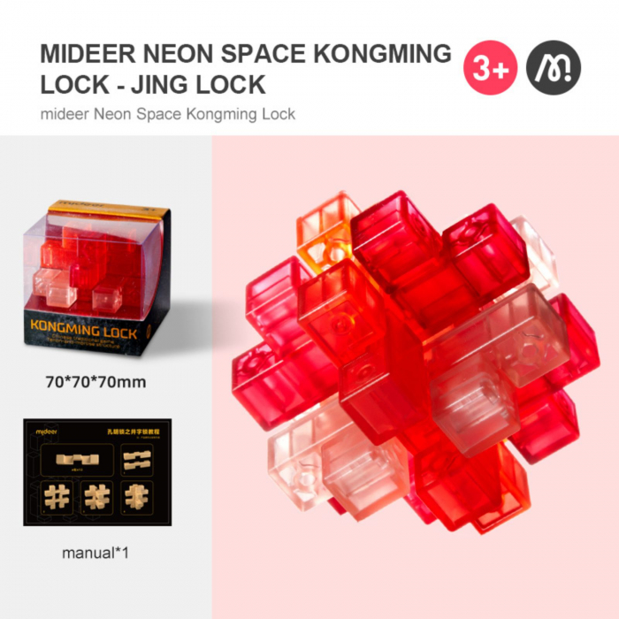 Joc Kongming Lock pentru antrenarea creierului si a rabdarii, Jing Lock, brain twister [2]