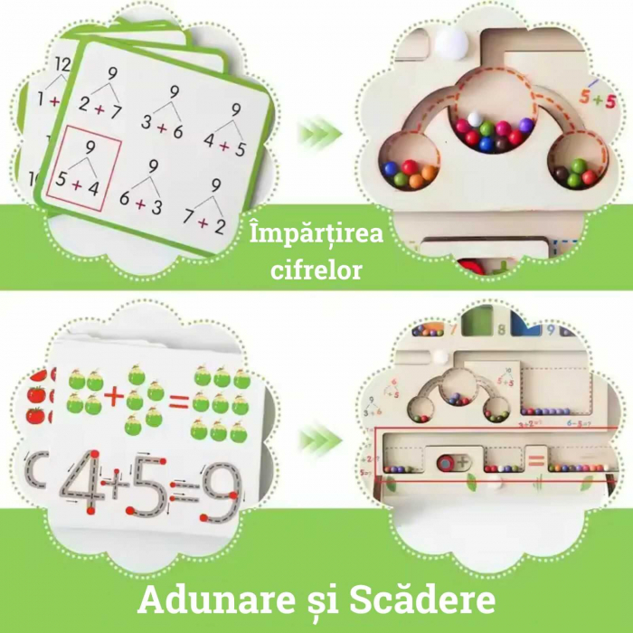 Labirint Magnetic din Lemn cu functii de Sortare, Clasificare si Matematica [3]