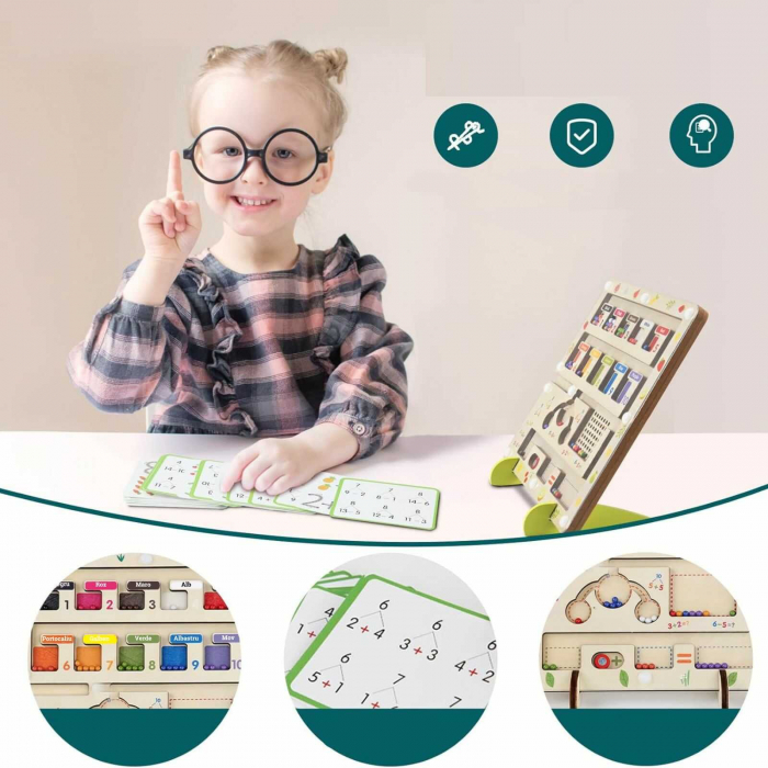 Labirint Magnetic din Lemn cu functii de Sortare, Clasificare si Matematica [4]