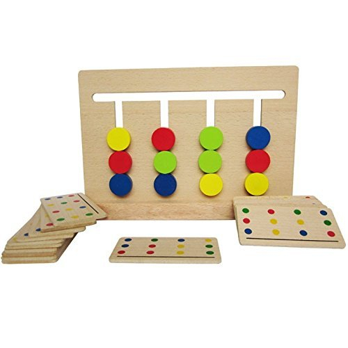Joc lemn Labirint asociere Culori Montessori. [1]
