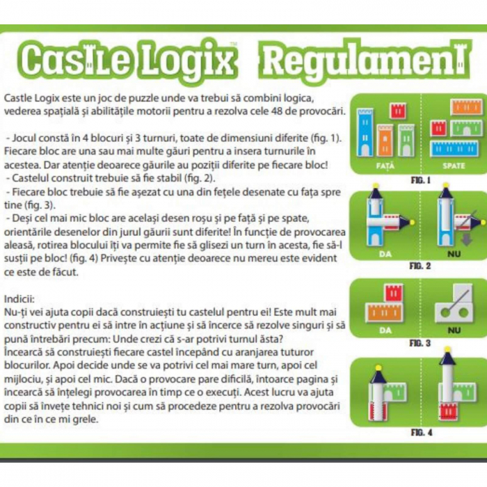 Joc logic de constructii ⭐ Castle Logix de la Smart Games [6]