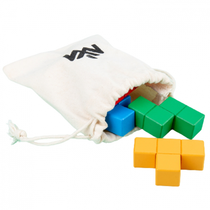 Jocuri si jucarii educative ⭐ Joc Logic Tetris Cuburi Lemn. [2]