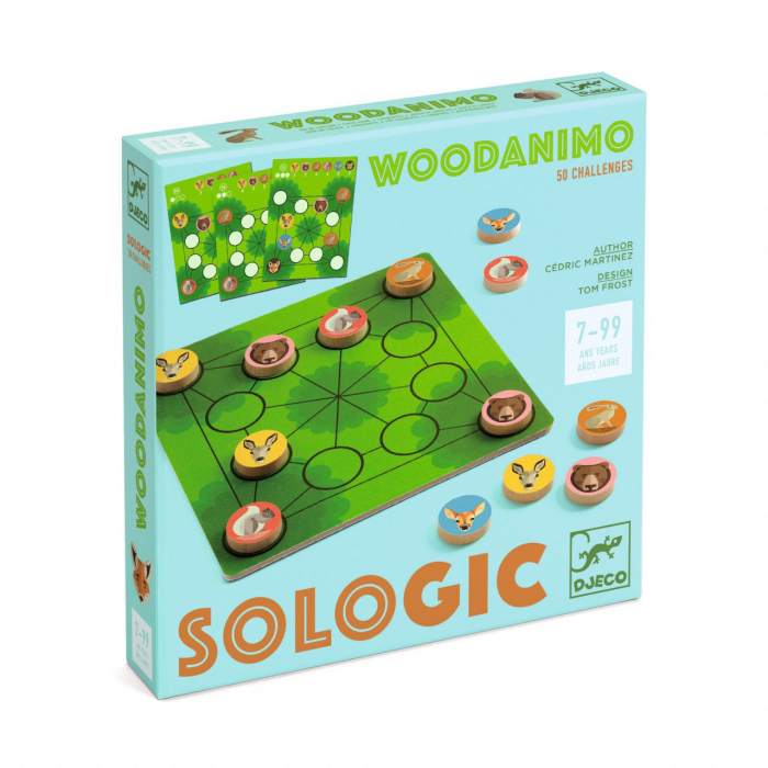 Woodanimo, Joc educativ de logica din colectia Sologic, Djeco, varsta 6 - 9, 9+ ani, Baiat, Fata [1]