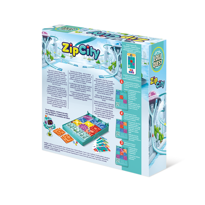 Joc Logiquest Zip City copii varsta 7 ani + [2]