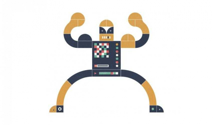 Joc de constructie pentru asamblarea robotilor, Londji, Apollo [5]