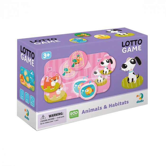 Joc Lotto, Animale si habitatele, 3-7 ani [4]