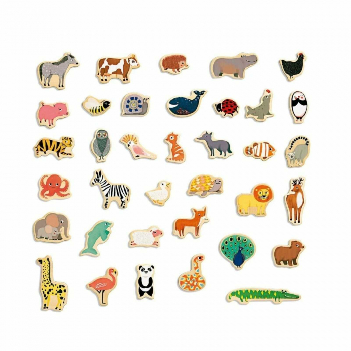 Joc magnetic cu 36 animale salbatice si domestice [2]