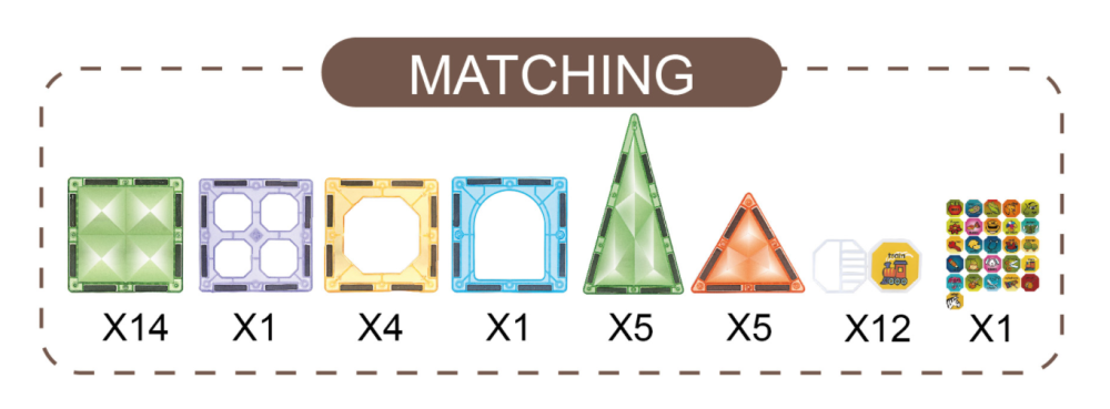 Joc magnetic  Diamond - 31 piese (7.5 cm) [3]