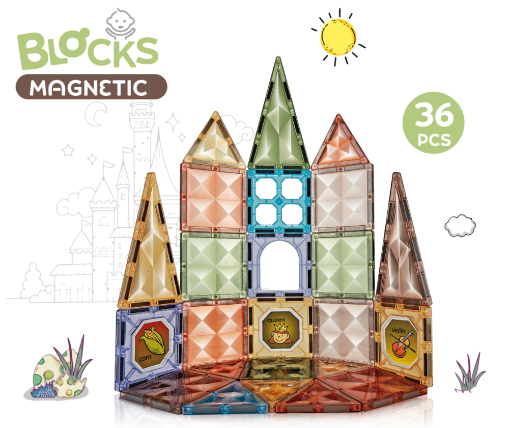 Joc magnetic  Diamond - 36 piese (7.5 cm) [4]