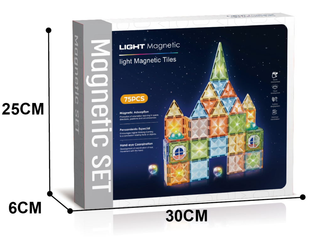 Joc magnetic Diamond cu lumini  - 73 piese (7.5 cm) [2]