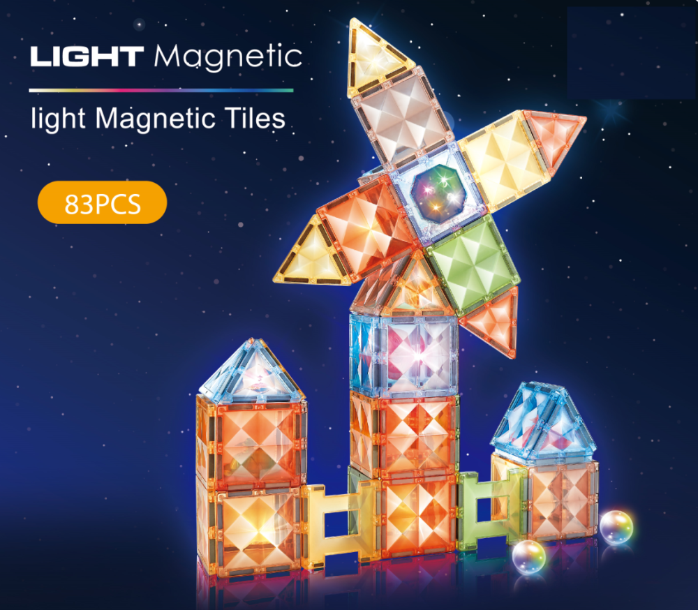Joc magnetic Diamond cu lumini  - 83 piese (7.5 cm) [3]
