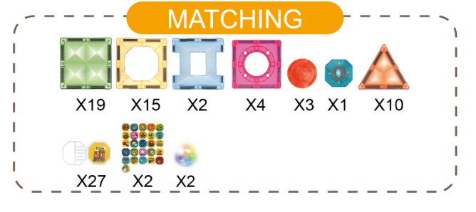 Joc magnetic Diamond cu lumini  - 83 piese (7.5 cm) [4]