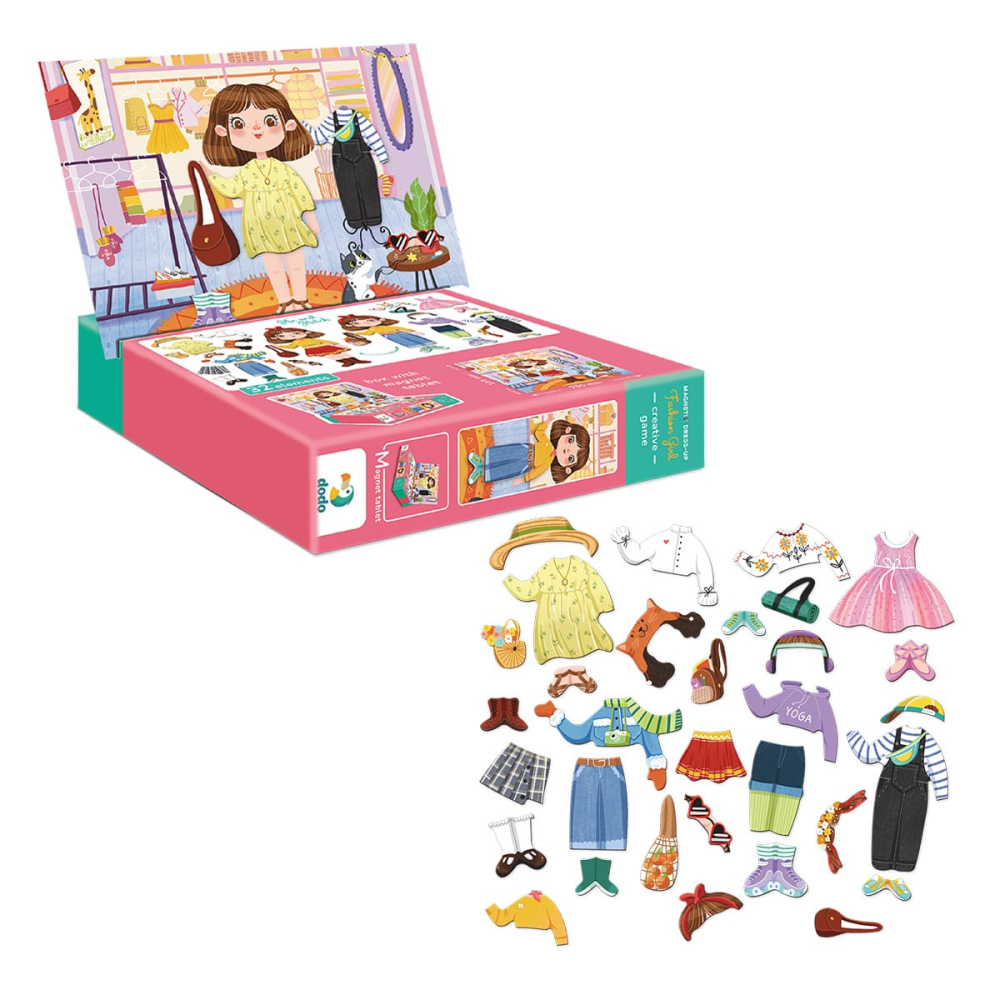 Joc magnetic Fashion Girl, copii varsta 3-7 ani [3]